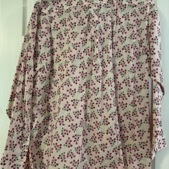 NWT JCrew Whisper Peach Berry button down - Picture 3 of 4